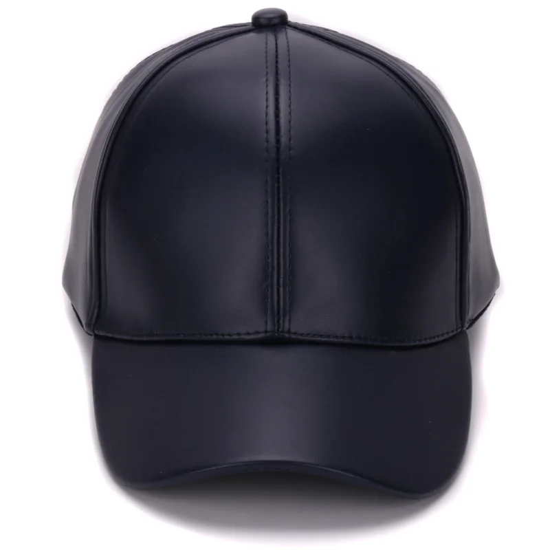 Классическая простая бейсболка HATLANDER из искусственной кожи модная кепка без