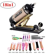 18in1Portable Automatic Sex Machine Thrusting Furniture Love Machine Body Massager Adult Game with Dildo for Couples E5-1-80