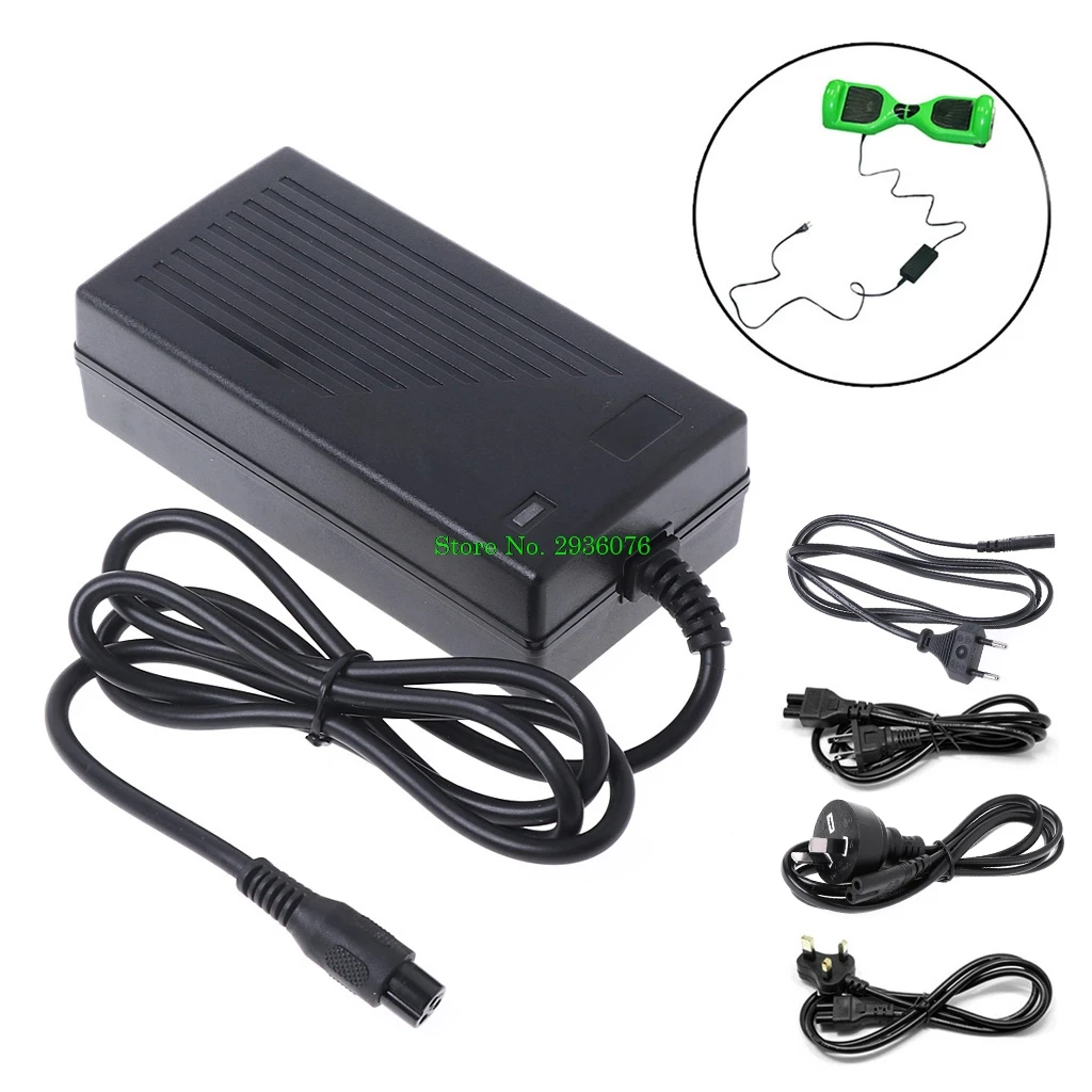 

1PC 42V 1.2A AC DC Power Adapter Battery Charger For Smart Balance Scooter Wheel