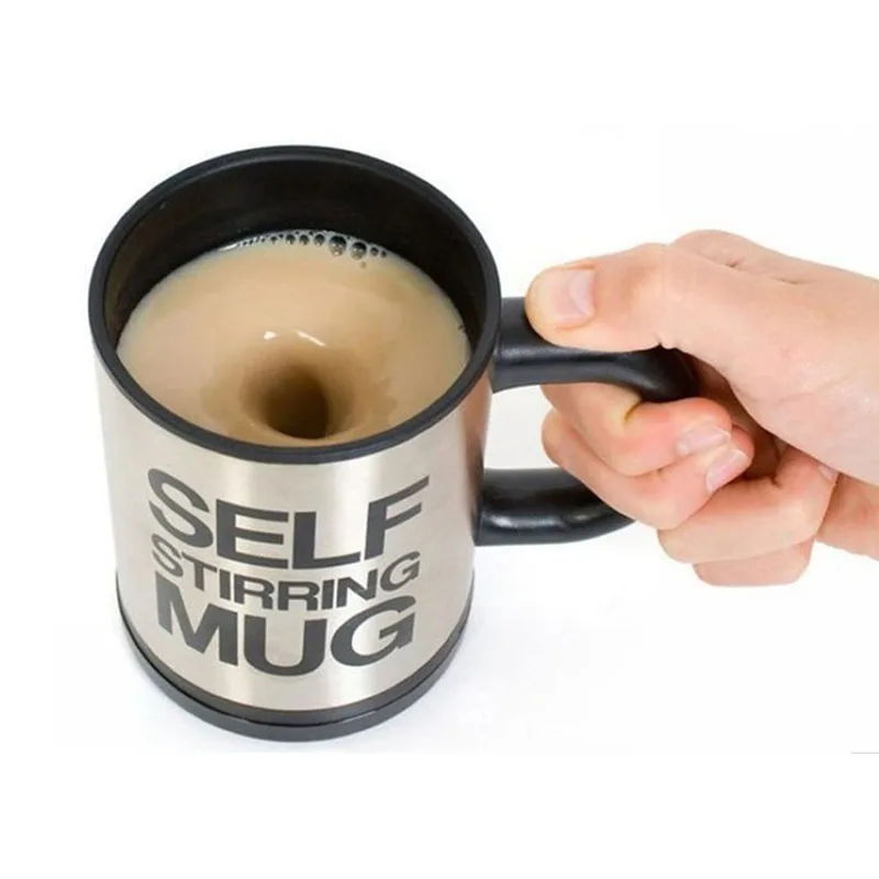 

New Self Stirring Double Insulated Automatic Electric Cups Smart Mixing Coffee Cup Coffee de la taza de la leche Hot