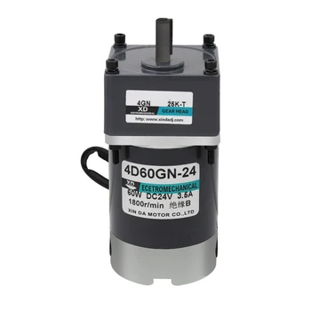 

XD4D60GN Gear Dc 12v 24v 10-600 R/min Reduction Motor Forward And Reverse Micro Speed Regulating Motor 60w High Power Slow Motor