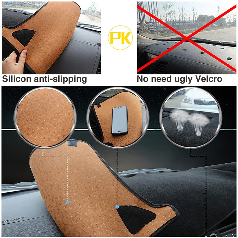 Подходит Honda Accord 08 13 приборной панели крышки dashmat Даш Мат Pad приборная панель