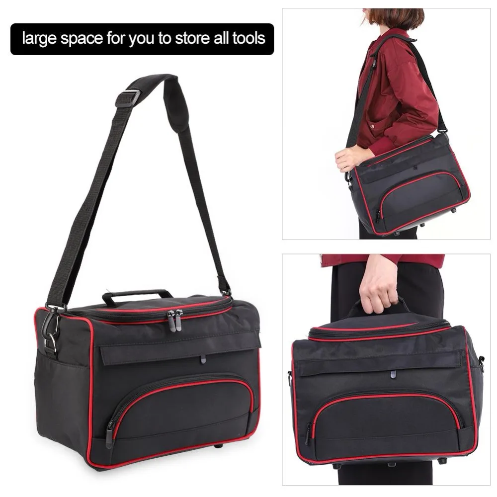 

Professional Large Storage Cosmetic Travel Case Multi-function Portable Hairdressing Carry Box Organizer Makeup Bag Styling Tool