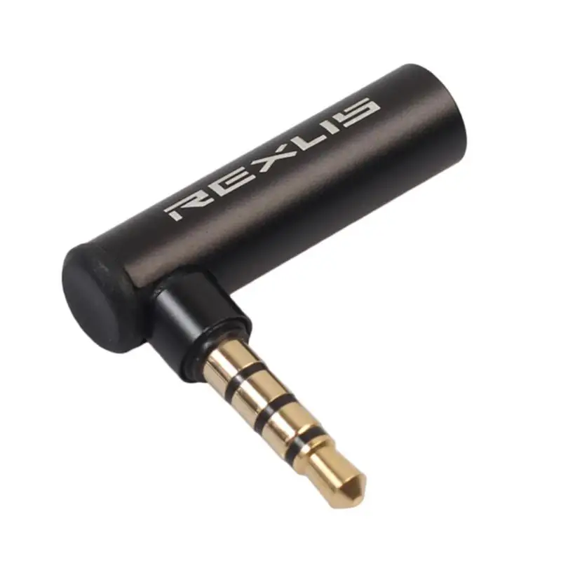 Rexus 90 Degree Right Angled 35Mm Male To Female Audio Converter Adapter Connector L Type Stereo Earphone Microphone Jack Plug huismerk kopen in de aanbieding Rexus 90 Degree Right Angled 35Mm Male To Female Audio Converter Adapter Connector L Type Stereo Earphone Microphone Jack Plug huismerk kopen in de aanbieding