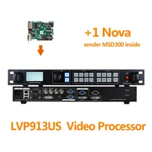 Крытый Панель дисплейный процессор lvp913s с nova msd300 управления в заказной рекламы гибкий светодиодный экран