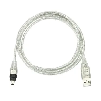 

1M/3ft USB Male to Firewire IEEE 1394 4 Pin Male iLink Adapter Cord firewire 1394 Cable for SONY DCR-TRV75E DV