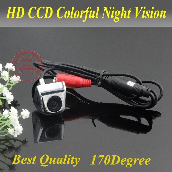 Free shipping For SUV/TRUCK/CCD Car rear view camera stainless metal cover parking camera night vision waterproof photo