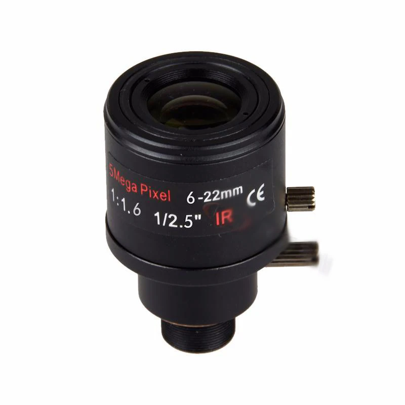 6 22mm 5MP M12 manual zoom lensin CCTV Parts from Security & Protection on