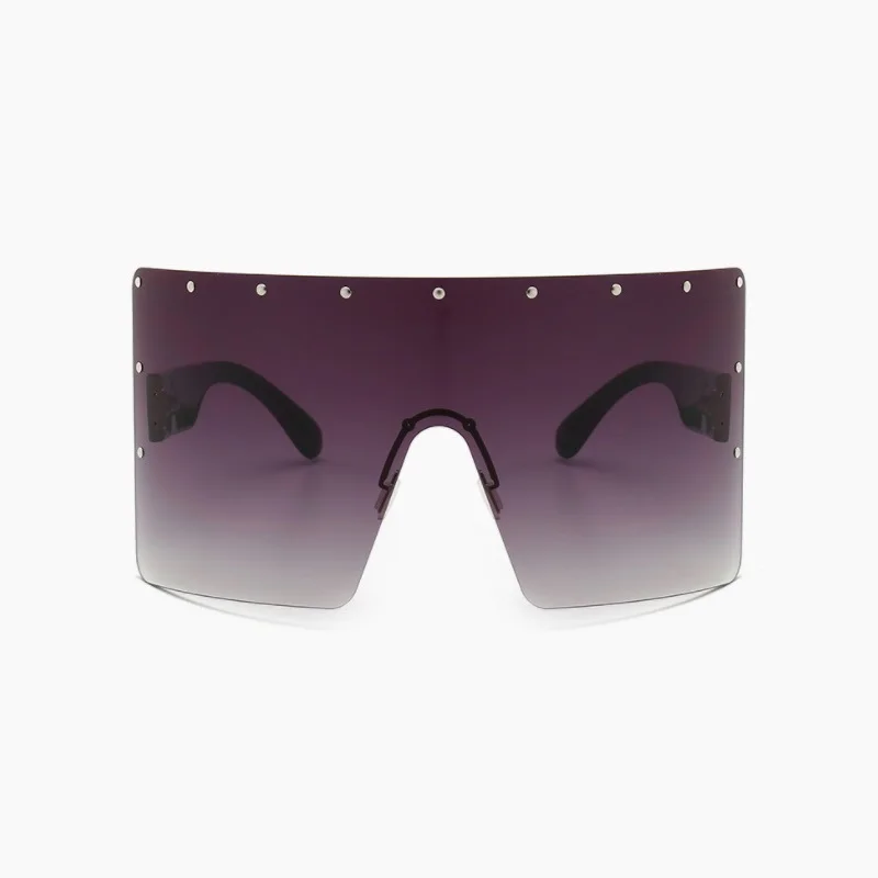 2019 New Oversize Ladies Sunglasses  Rimless Blue Yellow Gradient Sun Glasses Summer Fashion Brand Designer Shades_voghion.com