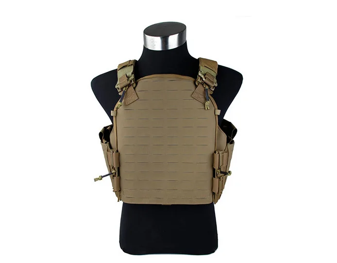 

TMC MOLLE Military Tactical AC Plate Cut Plate Carrier Coyote Brown(SKU050956)