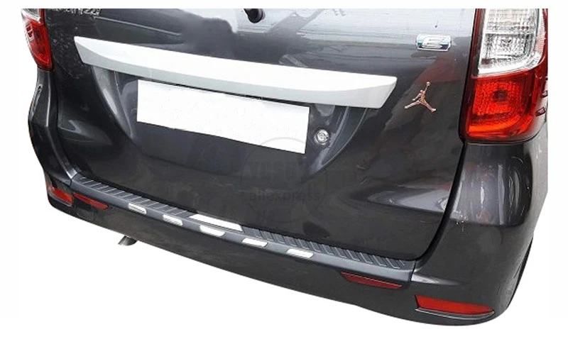 ABS car rear bumper guard sticker For toyota avanza accessories step sill For toyota avanza YCSUNZ