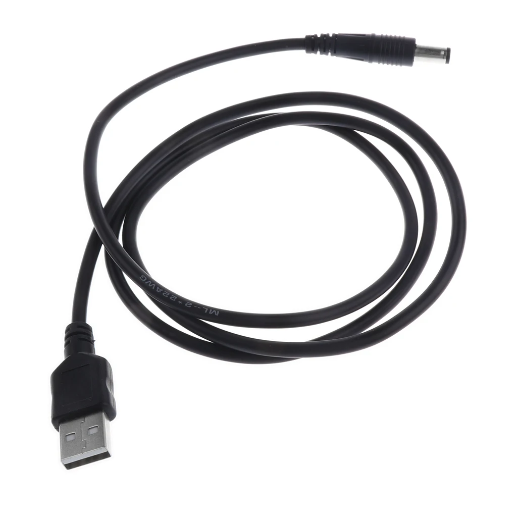 Кабель питания USB к DC USB A к разъему DC 2,1 мм x 5,5 мм 3A кабель питания