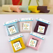 4 шт. дверная Пробка Детская безопасность Seguridad край управления детская защита стеклянный стол угловая защита Новинка