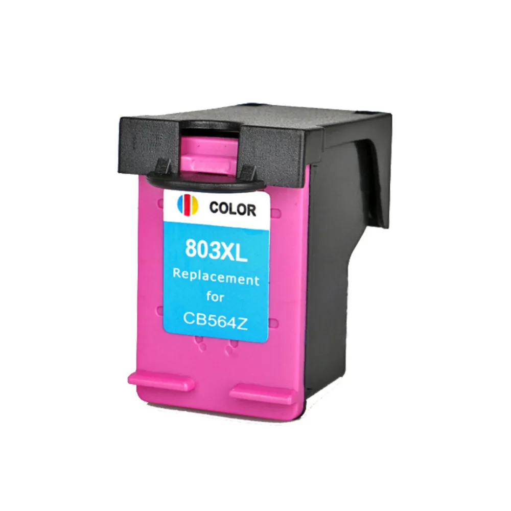 YLC 1pk 803XL color Compatible ink cartridge For HP803 XL For HP