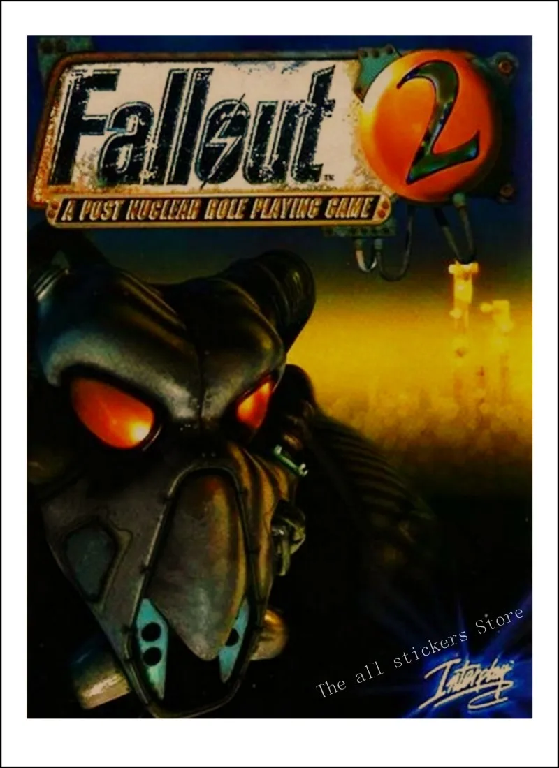 Fallout: Brotherhood of steel, Fallout 76, игровой плакат Fallout 3 4, украшение для дома, игровой плакат из крафт-бумаги/9005 - Цвет: 3