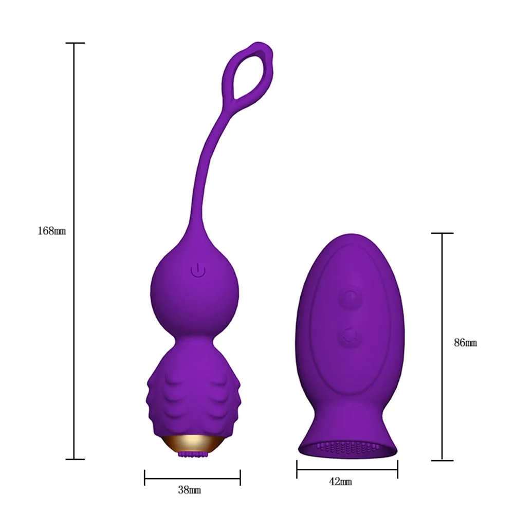 Silicone Smart Ball Vibrator Kegel Ball Ben Wa Ball Vagina Tighten Exercises Vaginal Geisha Sex Balls For Adults Women Sex Toys