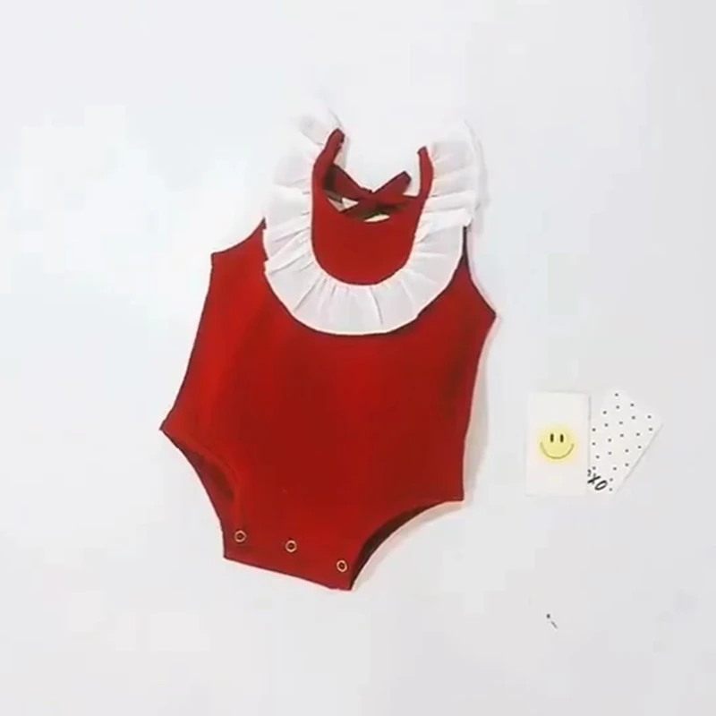 

2019 Baby onesies summer dress thin female baby short-sleeved triangle romper romper newborn 0-1-2 years old fart