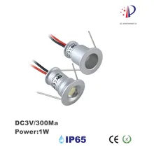 1 Вт мини светодиодная лампа для шкафа DC3V/300mA вход 30D/120D прожектор 15 мм вырез Потолочный светильник DIY декоративный 15 шт