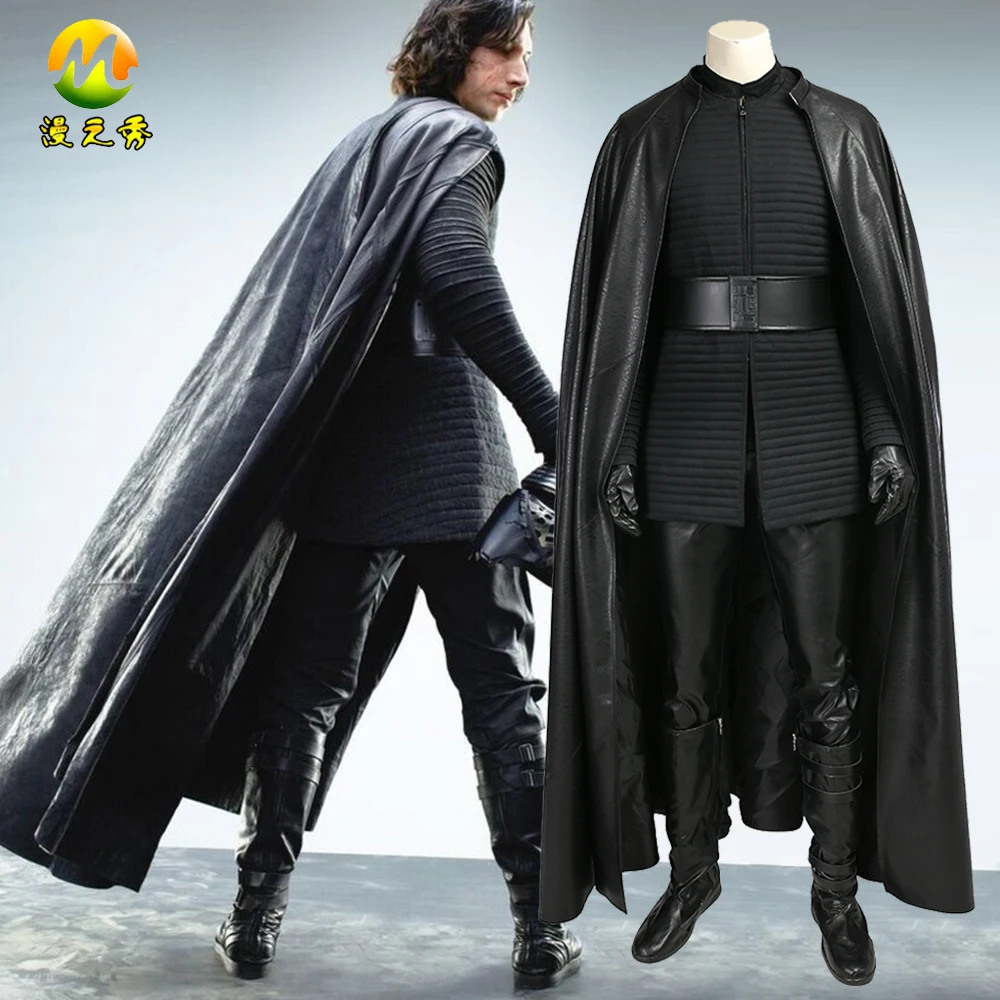 2017 Movie Star Wars 8 Cosplay Costume Kylo Ren Costume