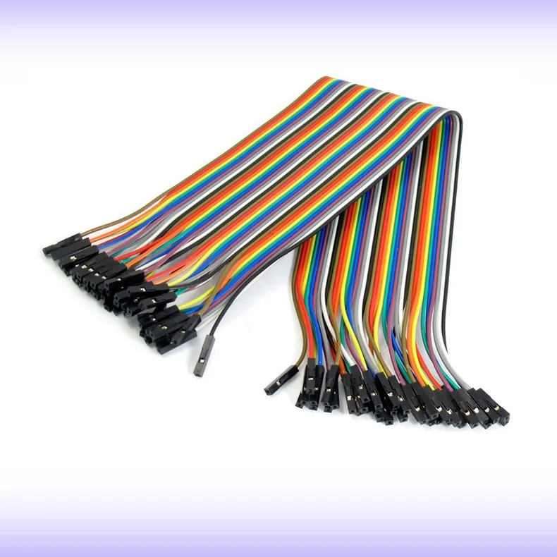 

Newly 290MM Female to Female Solderless Flexible Breadboard Jumper Cable Wire 40Pcs
