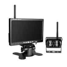 NEW 7 Polegadas 800×480 Monitor Do Carro HD Câmera de Visão Traseira Sem Fio com Monitor + Câmera Traseira de Backup Sem Fio Da Câmera De Recul Para Ônibus