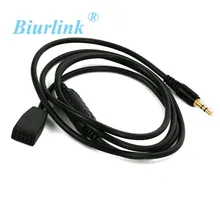 Biurlink 10 шт. автомобиль Professina компакт-дисков вспомогательный AUX аудио кабель адаптер 10pin разъем для BMW E46 320i 320ci 320cic 323i