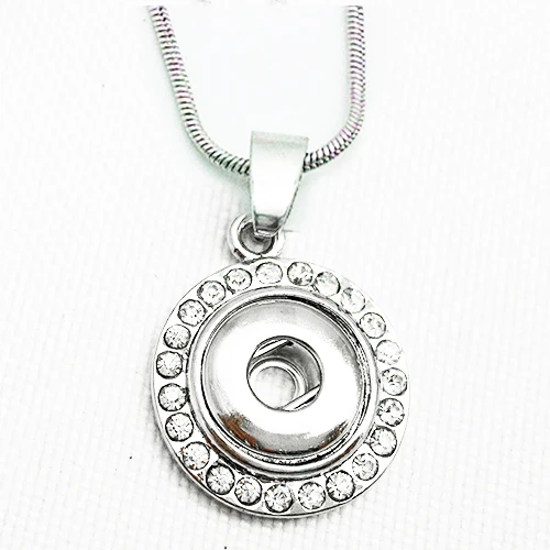 

Hot Sale New Small Pendant Necklace Suitable For 12mm Snap button Nc056