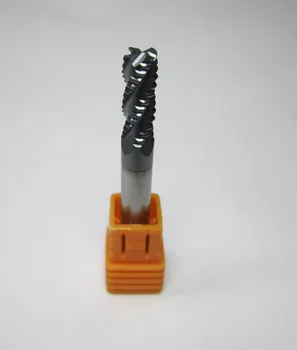 

8mm four 4 Flutes HRC55 Roughing End Mills Square roughing carbide end milling CNC milling cutter cutting tools CCH4-8X8