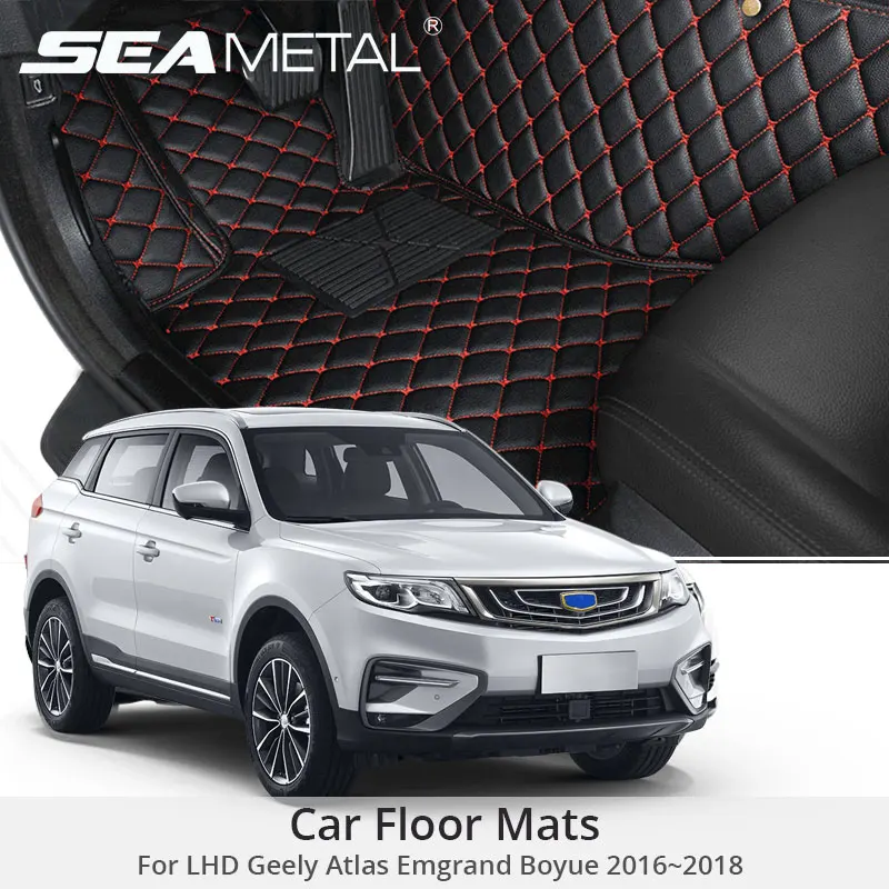 Для LHD Geely Atlas 2018 2017 2016 автомобильные коврики Emgrand Boyue Пользовательские Коврики