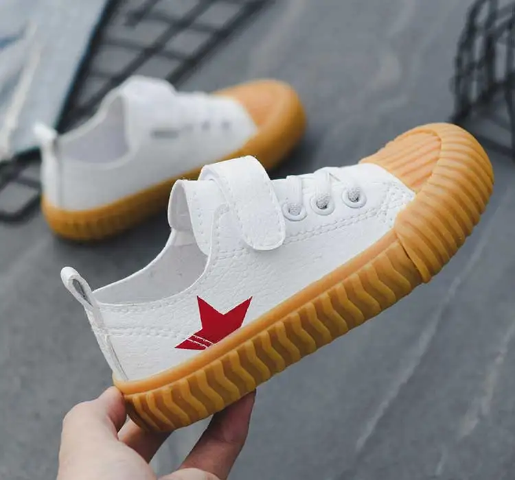 الاطفال الكلاسيكية بو أحذية تزلج لفتاة حذاء طفل 2019 الربيع أزياء نمط تصميم طفل الصبي حذاء طفل حذاء كاجوال