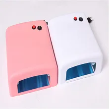 36 Вт 110 В/220 В гель сушилка для светоотверждения УФ-лампа салон спа акриловый гель 36 Вт белый/розовый УФ светодиодная лампа для Маникюр для ногтей, инвентарь комплект