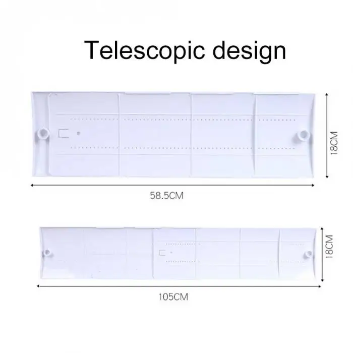 Регулируемый телескопический дефлектор кондиционера ветровой щит анти-прямой удар Крышка Кондиционера DC156