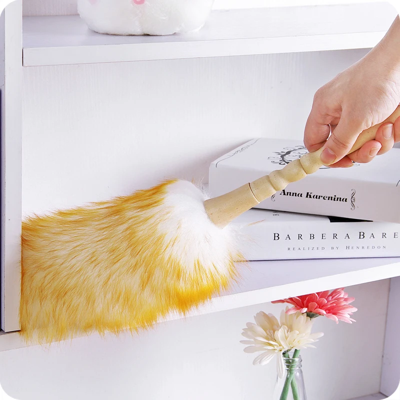 Vanzlife от пыли щетка Бытовая перо Пыльник уборка шерсть для метлы|cleaning duster|wool