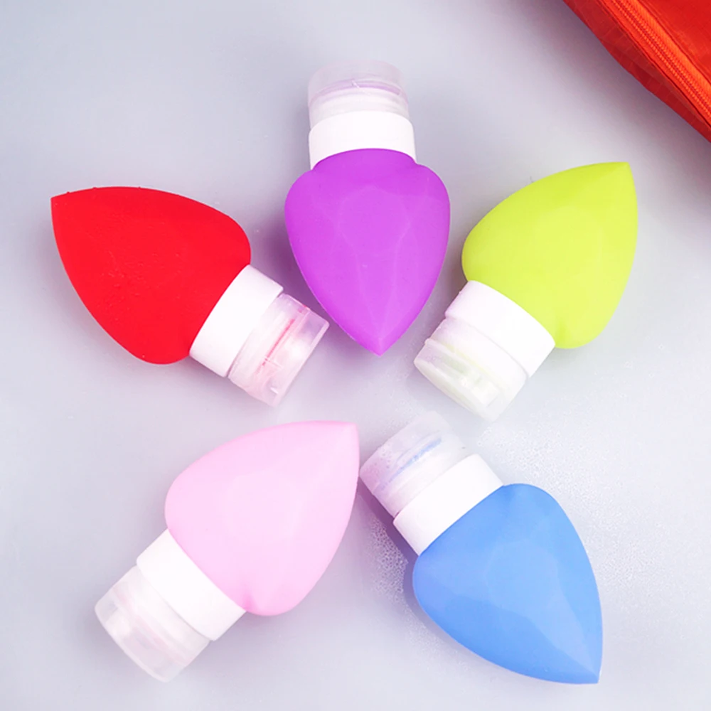 

50ML Creative Travel Silicone Skin Care Lotion Gel Squeeze Bottle Tube Containers Squeeze Kits