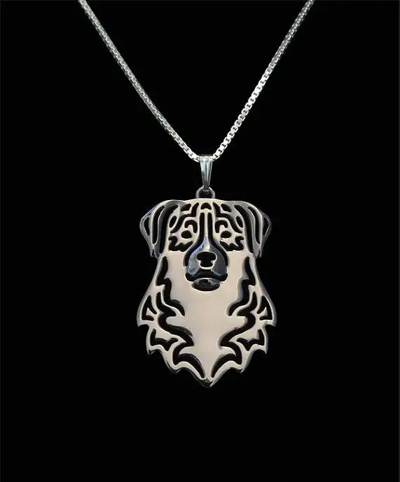 

Unique Handmade Boho Chic Australian Shepherd Necklace Female and Male Gift Jewelry Necklace--12pcs/Lot(6 Colors Free Choice)