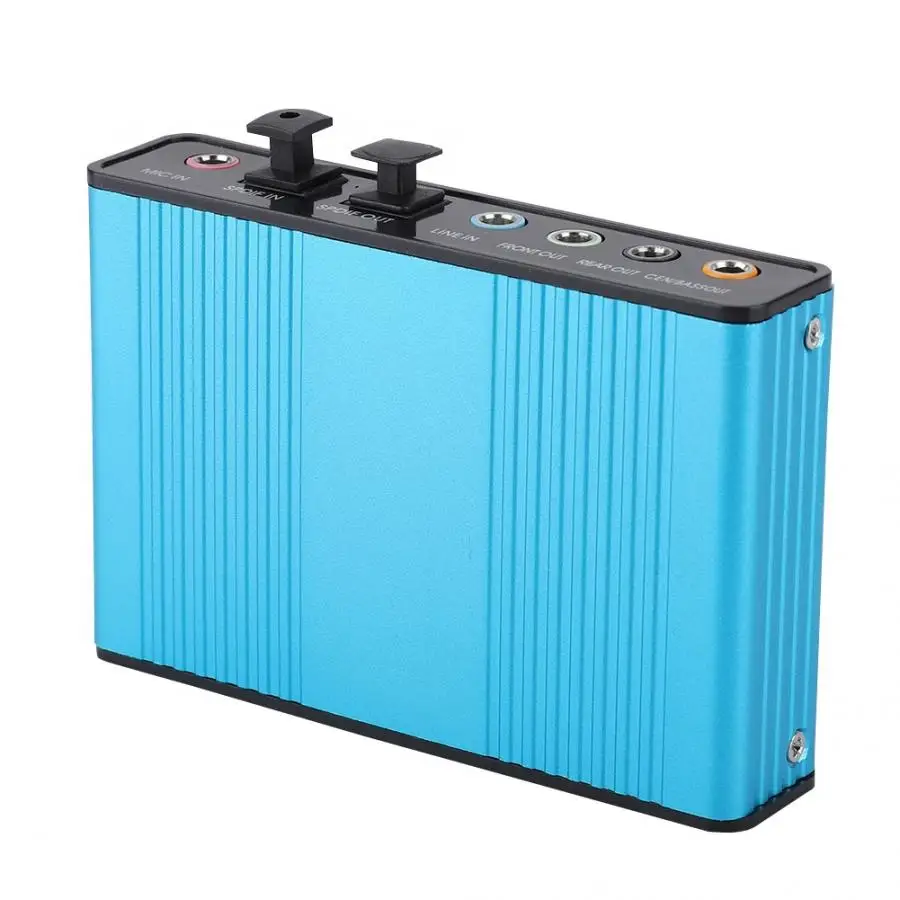 Лидер продаж звуковая карта 6 Каналов 5 1 USB внешний S/PDIF оптический аудио адаптер