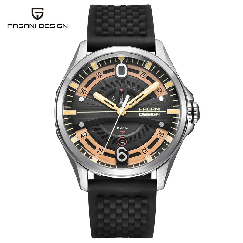 Оригинальный PAGANI Дизайн Топ Роскошные для мужчин кварцевые часы повседневное модные спортивные часы водостойкие сейсмических