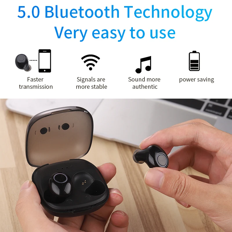 K11 tws Bluetooth наушники беспроводные 5 0 стерео с шумоизоляцией гарнитура PK i7s i9s i10