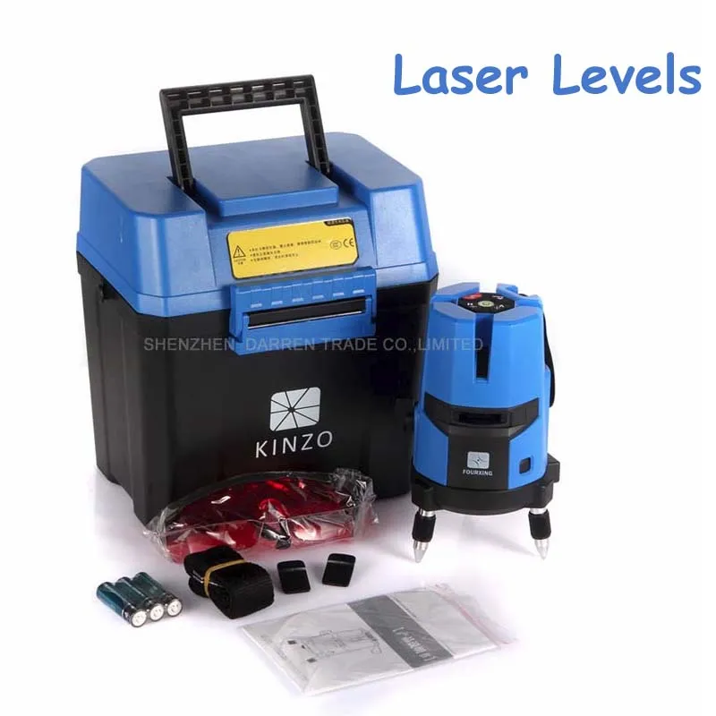 

1pc Laser Cast Line Machine Multifunction Laser Line Cross Line Laser Rotary Laser Level 360 Selfing Leveling 5 Line 4V1H3 Point