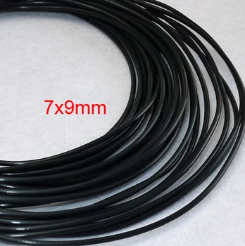 

7mm ID 9mm OD 5m Length black PTFE Tubing ETFE FEP Tube Pipe hose,7x9mm black F4 pipe