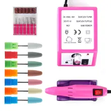 20000 ОБ/мин Палитра для демонстрации лаков для педикюра машина для ногтей электрический прибор для маникюра гель для удаления кутикулы шлифовальный инструмент Биты Набор ногтей