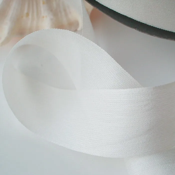 10 метров/рулон, чистый шелк лента для вышивки ручной работы искусство двойное лицо тафта натуральный белый 2-32 мм