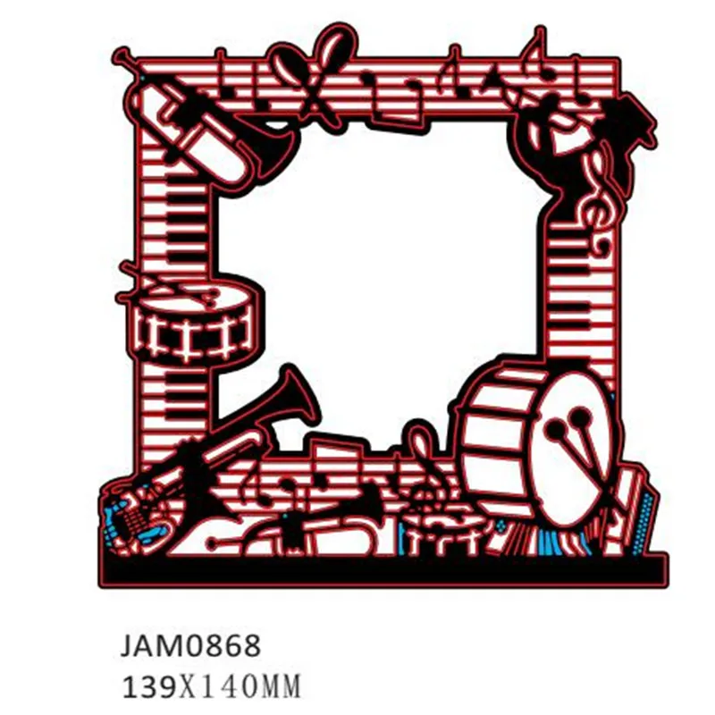 Going музыкальная рамка для высечки металла трафарет для скрапбукинга "сделай сам" Альбом для украшения поделок высечки тиснения