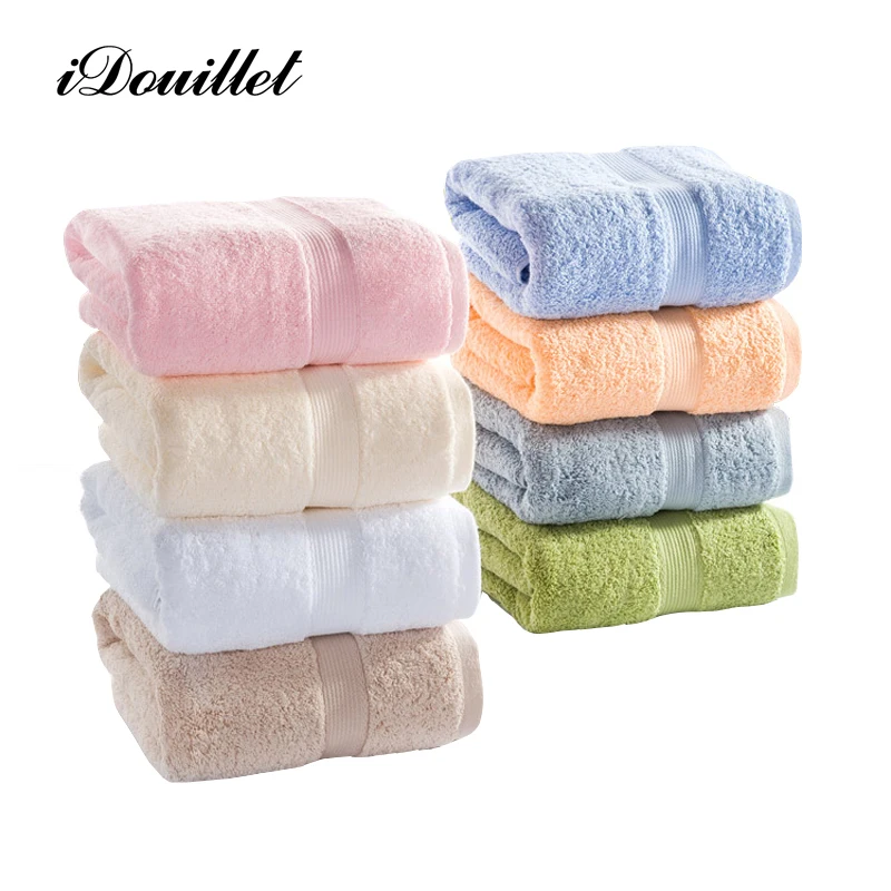 iDouillet Soft Long Staple Cotton 70x140 cm Bath Towel 34x74cm Hand or
