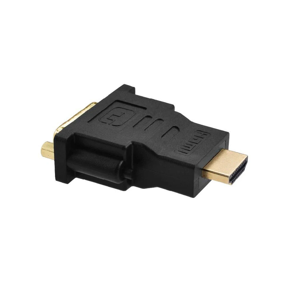HDMI к DVI конвертер DVI 24+ 5 мужчин к HDMI Женский адаптер позолоченный 1080 P DC1A для HDTV ЖК-дисплей DVI-I удлинитель HDMI кабель адаптер
