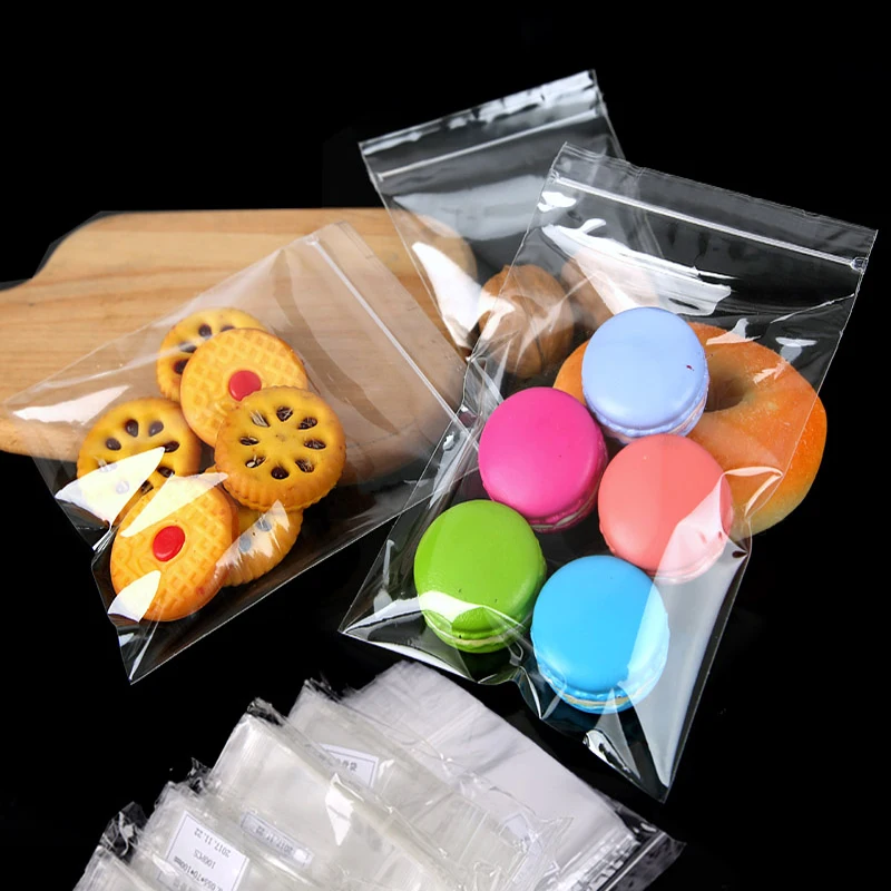 4x7cm Thick 0.12mm Jewelry Ziplock Bags Self Sealing Ziplock Plastic