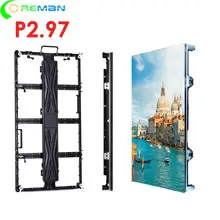 Coreman Крытый полноцветный светодиодный дисплей 500x1000 светодиодная видеопанель p2.976 p3.9 p3.91, pantallas led