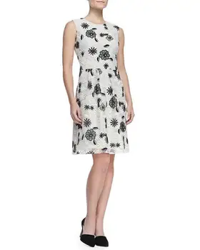 

Luxury new Fashion Cute Mesh Embroidery Dress Elegant Sexy Mini A-Line Dresses