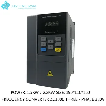 

ZC1000 DIVECON converter Control adjust three-phase ac asynchronous motor 380V 1.5kw/2.2kw Ac3Ph 50/60Hz