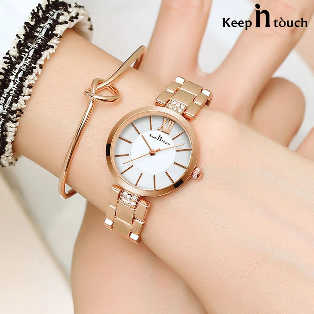 Новые осенние новые женские бриллиантовый браслет часы Водонепроницаемый сплава кварцевые часы модные женские часы Montre femme
